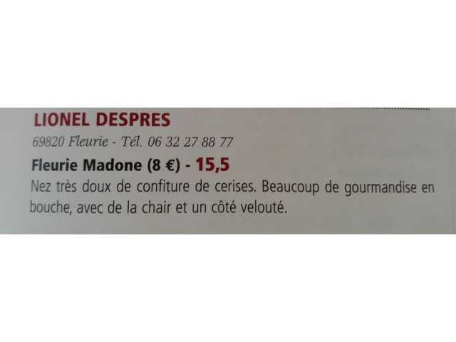 Un très bel article dans Beaujolais Aujourd'hui...