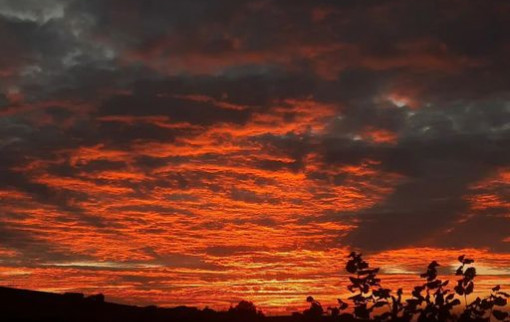 Ciel majestueux ce matin, j'en ai pris plein les yeux !... 